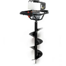 Wiltec Kit Tarière thermique à essence – 530 x 370 x 320 mm – Moteur 2 temps 1,4 kW 1,9 CV – Cylindrée 52 cm³ – Perceuse de sol Jardinage Aménagement