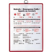 Pochette transparente pvc non réfléchissant din A4 bleu 5St./Btl.