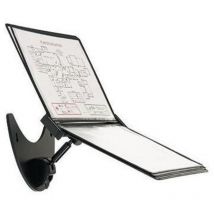 DJOIS Sichttafelständer 475107 DIN A4 10Sichttafeln schwarz