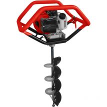 Bricoferr - Tarière avec 3 mèches et moteur 52cc 2 temps