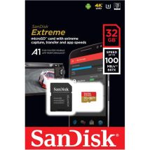 Sandisk - Tarjeta De Memoria Extreme Plus Microsdhc 32gb 95mb/s Con Adaptador Sd