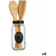 Vivalto - Tarro paleta de cocina metal 840 ml 9 x 17 x 9 cm (12 unidades)