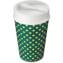 Tasse à café à emporter iso to go, 400 ml, motif géométrique Koziol