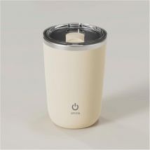 Tasse à Café Isotherme avec Couvercle, 380ml Mug Café à Emporter Isotherme, sans bpa Mug Isotherme Café pour Voiture, Mug de Voyage Isotherme Blanche