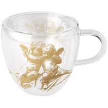 Ambiente - Tasse à thé en verre double paroi 200 ml - anges
