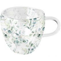 Ambiente - Tasse à thé en verre double paroi 200 ml - Eucalyptus