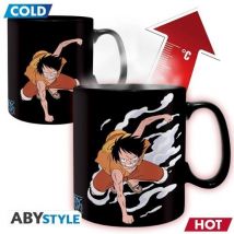 Tasse - Abystyle - Farbwechsel - 460 Ml - Luffy & Ace - Keramik