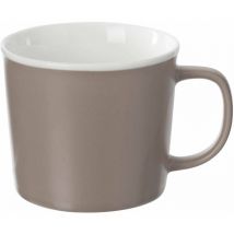 Secret De Gourmet - Tasse en porcelaine avec manche nature, 380 ml, menthe