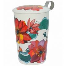 Tasse en porcelaine à double paroi avec infuseur Poppy