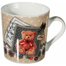 Tasse en Porcelaine Petit Ours Flocons – Mobilier d'intérieur – Type de produit, Quantité par pack, Matières, Style, Motif décoratif – OUT OF THE BLUE