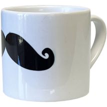 Tasse expresso en céramique – Mobilier d'intérieur – Type de produit, Quantité par pack, Matières, Style, Motif décoratif – Moustache