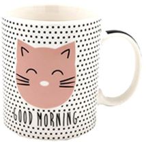 Tasse Mug En Porcelaine Chat Capacité 360 Ml Kb8