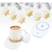 Coocheer - Tasse thermos à café, tasse thermos à boisson, tasse thermos, tasse thermos à café électrique, tasse thermos usb, tasse thermos, plateau