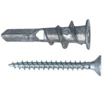 Tasselli in zama autoforanti 6 x 37 mm per pareti vuote, con vite TPS 4,5 x 40 - 12 pz.