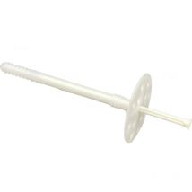 Tassello cappotto a fungo con chiodo – 180 mm chiodo in plastica