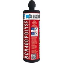 Resina poliestere senza stirene BCR-400 POLY SF 400 ml – Fissaggi in calcestruzzo e muratura – Durata 12 mesi – Bossong