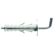 Tassello in nylon con gancio lungo pa 6 enp/gl - ø mm.9x40