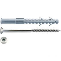 Tassello nylon 'later cornice' c10a 100 luvt 10 x 100 - vite torx t40 7 x 105 (40 pezzi) G&b