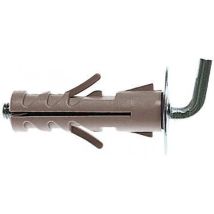 Tassello universale in nylon Maurer Plus 9mm gancio corto – Carico massimo 40 kg – Confezione da 100 pezzi – Desantis