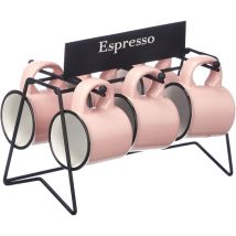 Tasses à espresso – 6 pièces – 100 ml – Porcelaine durable – Idéal pour café – ARTE REGAL