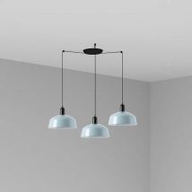 Faro Barcelona - tatawin m lámpara colgante azul grisáceo 20340-147-3L