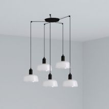 Faro Barcelona - tatawin s 5L Lampe à suspension blanche