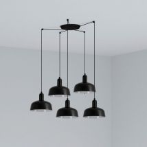 Lampe à suspension tatawin s 5L noire