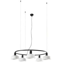 Faro Barcelona - tatawin s Lampe à suspension circulaire blanche