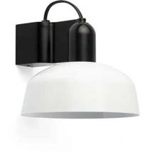 Faro Tatawin Dome Wandleuchte Schwarz, Weiß Glänzend 1x E27