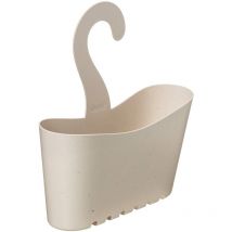 Tatay Portaoggetti da Doccia, Polipropilene, 100% Materiale Riciclato, Cestino Multifunzionale, Beige, Dimensioni: 25 x 9 x 28 cm