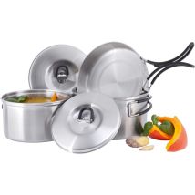 Tatonka, Set Di Pentole Geschirr Cookset Regular, Argento (silber), Taglia Unica