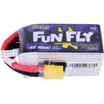 Pack de batterie (LiPo) 14.8 v 1550 mAh Nombre de cellules: 4 100 c Softcase XT60 C058931 - Tattu