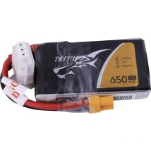 Modellbau-Akkupack (LiPo) 7.4 v 650 mAh Zellen-Zahl: 2 75 c Softcase XT30 - Tattu