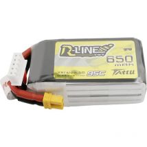 Pack de batterie (LiPo) 14.8 v 650 mAh Nombre de cellules: 4 95 c Softcase XT30 Y984002 - Tattu