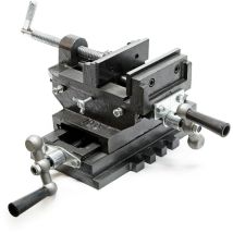 Helloshop26 - tau de machine 2 axes 100 mm étau table croisée table de fraisage ou bien établi