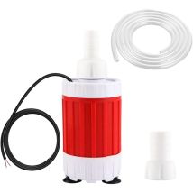 Paryou - Tauchpumpe Wasserpumpe 12V 800L/H Bürstenlose Tauchwasserpumpe mit 3m Schlauch, GeräUschlose Design mit Trockenbrennschutz, Aquariumpump für