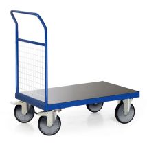 Bako Logistiksysteme Plattformwagen F600 Mit Gitter- Stirnwand Ohne Bordkante 1200x800mm