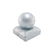 Timco Ball Fence Post Cap Zinc - 50mm