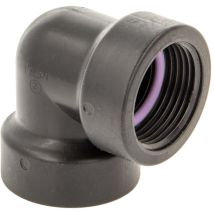 Tavlit 90° Winkel 1 1/4 Zoll, Self Seal Pp-schraubverbinder, Beidseitig Innengewinde, 10 Bar Typ Efs
