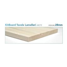 Tavola lamellare in abete 28mm 1000x400mm – Tavola pronta per verniciatura – Falegnameria