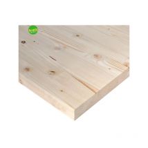 Tavola lamellare Decorlegno abete naturale 80 x 30 x 2,7 cm
