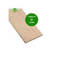 Tavola Lamellare in Legno d'Abete cm 100x40x1,4 – Falegnameria – 8009386411778