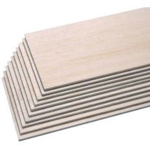 C6439 Tavoletta di balsa (l x l x a) 1000 x 100 x 1 mm 10 pz. - Pichler
