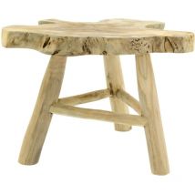 Tavolino Arthur in teak recuperato