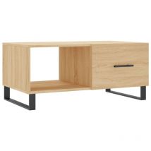 VidaXL Tavolino da Salotto Rovere Sonoma 90x50x40 cm Legno Multistrato