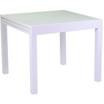 Vacchetti - Tavolo estensibile in Alluminio Bianco mod. Boise