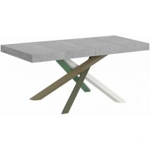 Tavolo Allungabile 120/224x90x77 cm Volantis Premium Cemento