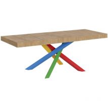 Tavolo da pranzo Allungabile - volantis premium - Dimensioni: 180x90/284 - Telaio: 4/B - Colore: Quercia Natura