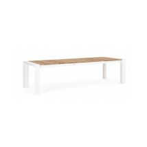 Tavolo Allungabile da Giardino 228-294x100x75h cm Cameron Bianco