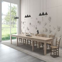 Tavolo Super4 160x90 allungabile a 320 cm colore olmo